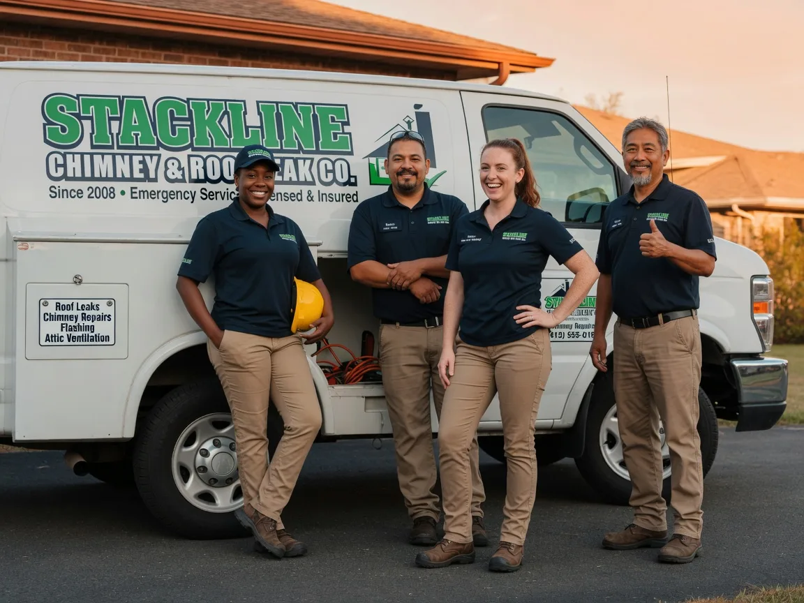Chimney flashing repair company in Millsap, TX